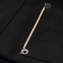 Lade das Bild in den Galerie-Viewer, MEN SLIM FIT STRAIGHT - 13 OZ. BLACK SELVAGE DENIM